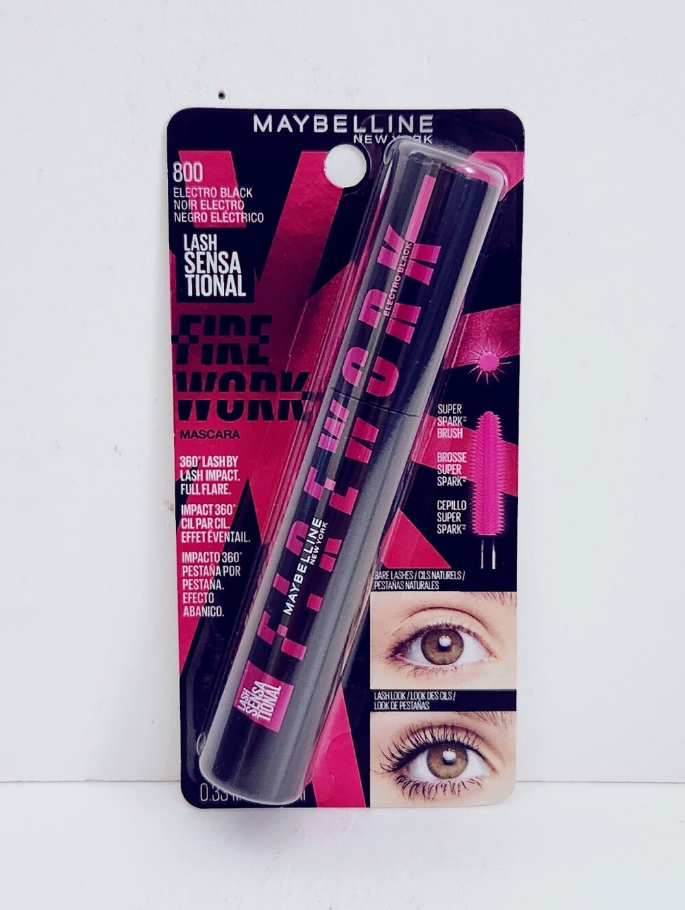 🐢2/$15 Maybelline Lash Sensational Firework Washable Mascara Electro Black